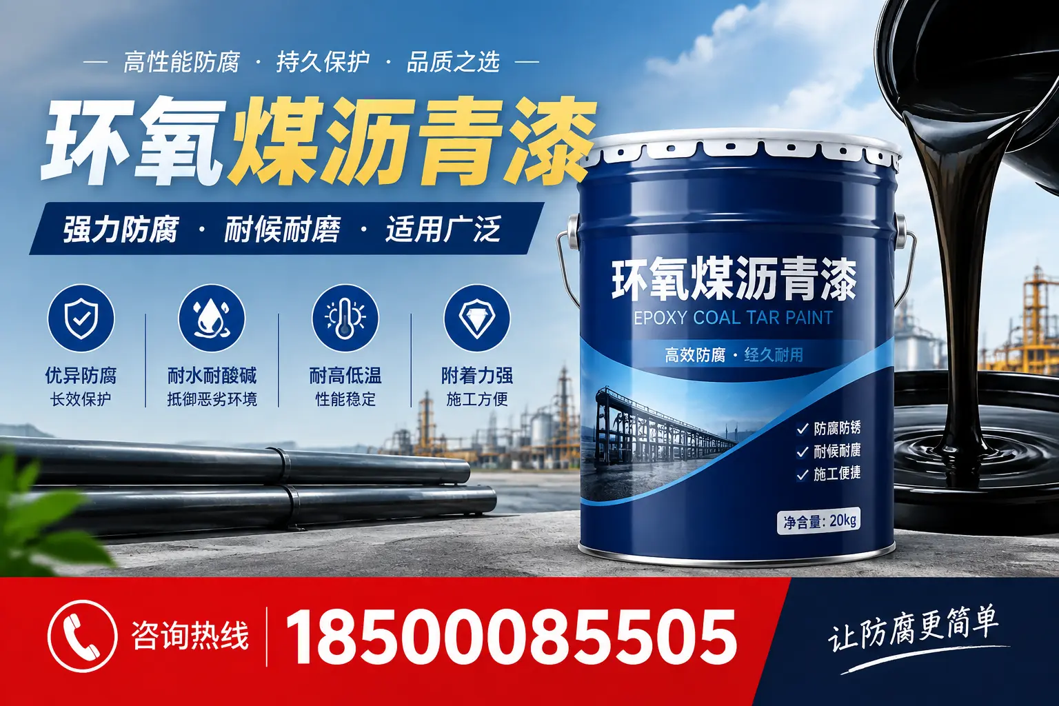 环氧煤沥青漆在不同气候条件下的表现分析,鞍山适用性