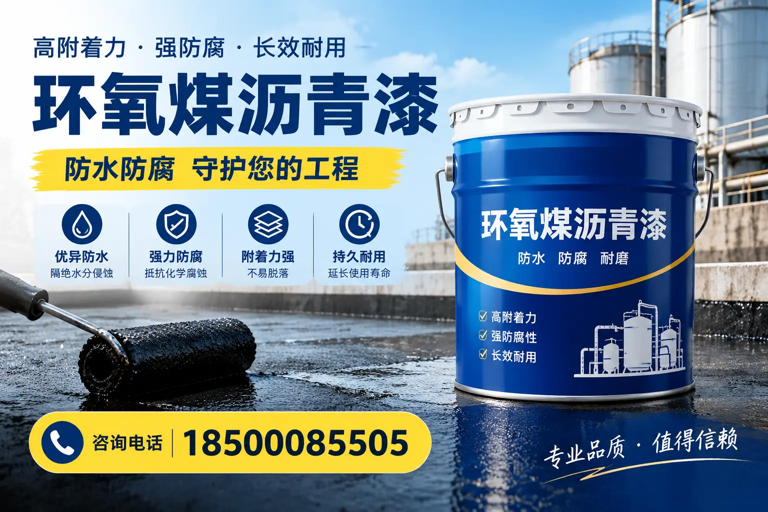为什么选择环氧煤沥青漆？探讨其独特优势与应用